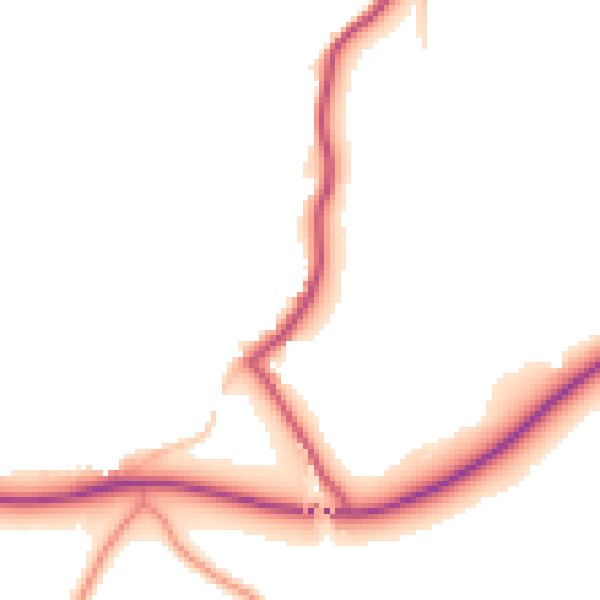 Daytime road noise heatmap for WR6 5PL
