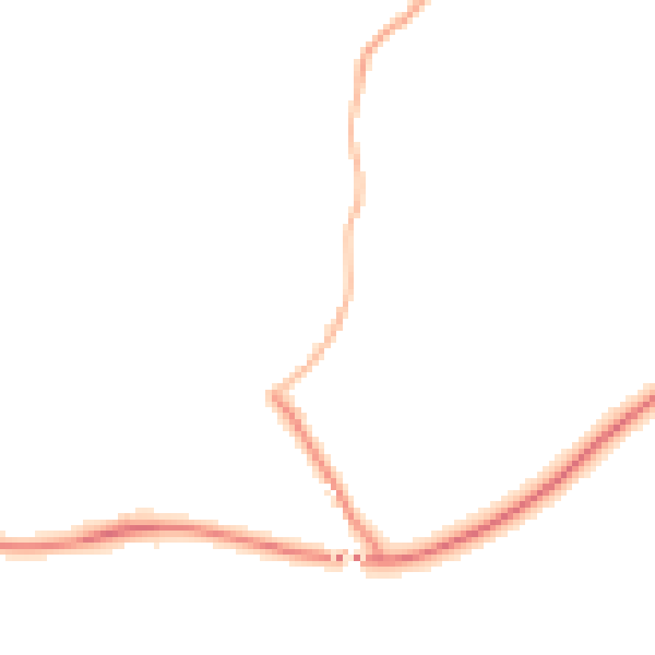 Night-time road noise heatmap for WR6 5PL
