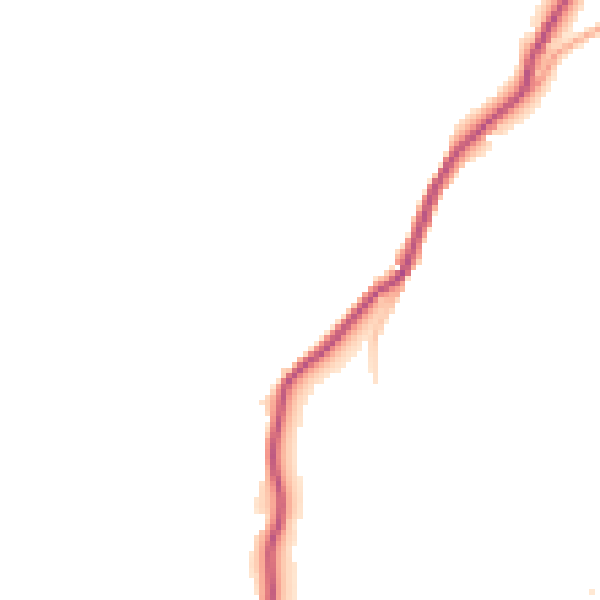 Daytime road noise heatmap for WR6 5PP