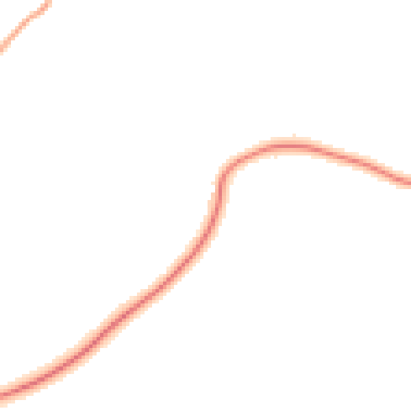 Night-time road noise heatmap for WR6 5PX