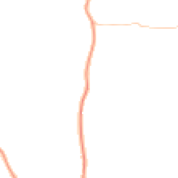 Daytime road noise heatmap for WR6 5QQ