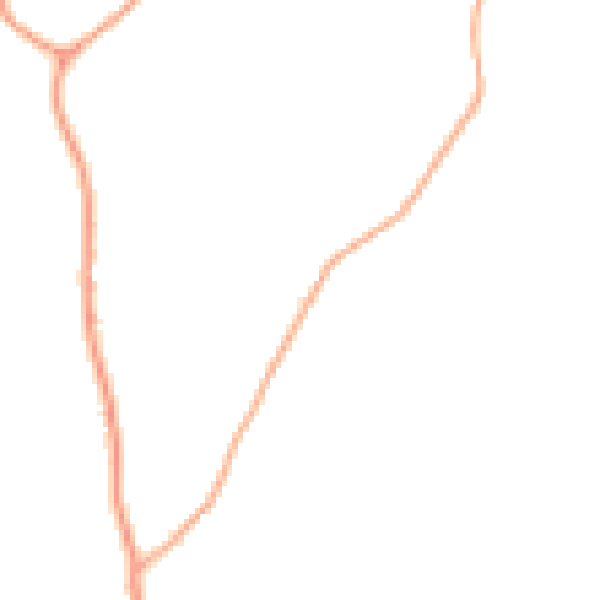 Daytime road noise heatmap for WR6 5QW