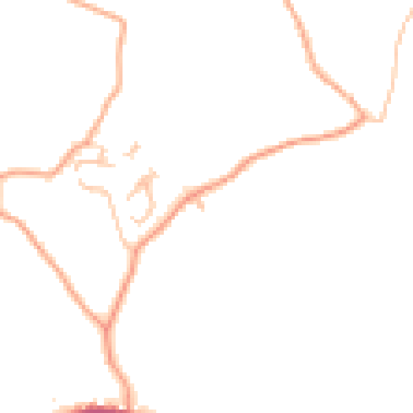 Daytime road noise heatmap for WR6 5SD