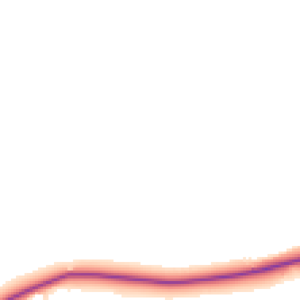 Daytime road noise heatmap for WR6 5TB