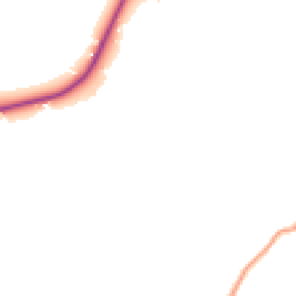 Daytime road noise heatmap for WR6 5UN