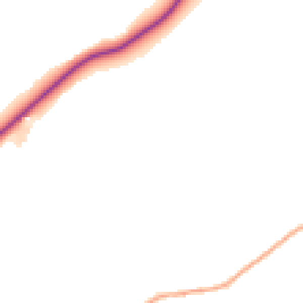 Daytime road noise heatmap for WR6 5UP