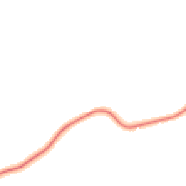 Night-time road noise heatmap for WR6 5UQ