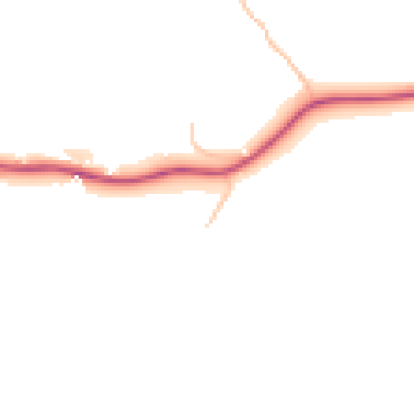 Daytime road noise heatmap for WR6 6AT
