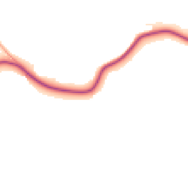 Daytime road noise heatmap for WR6 6DX