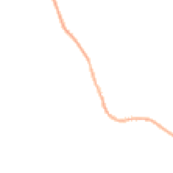 Night-time road noise heatmap for WR6 6EA