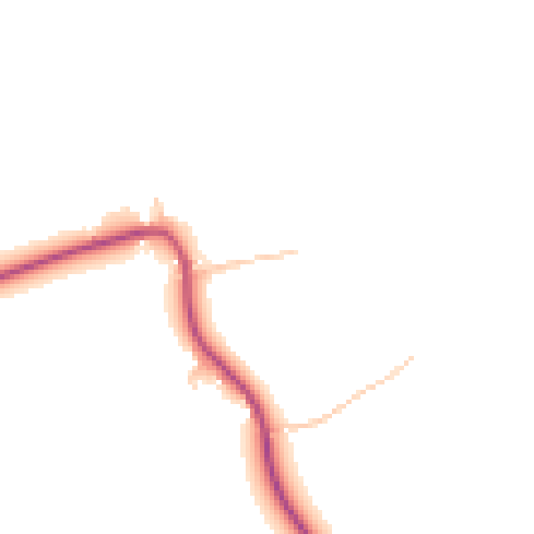 Daytime road noise heatmap for WR6 6ER