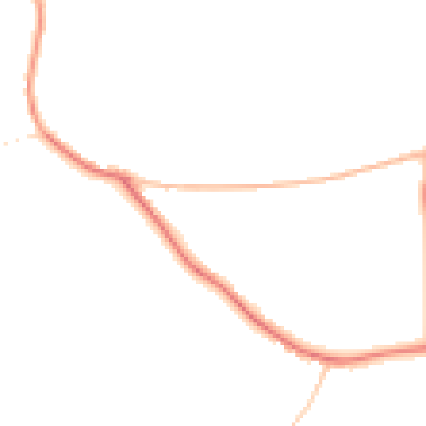 Night-time road noise heatmap for WR6 6HL