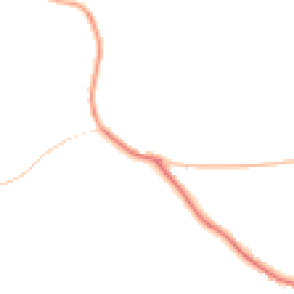 Night-time road noise heatmap for WR6 6HN