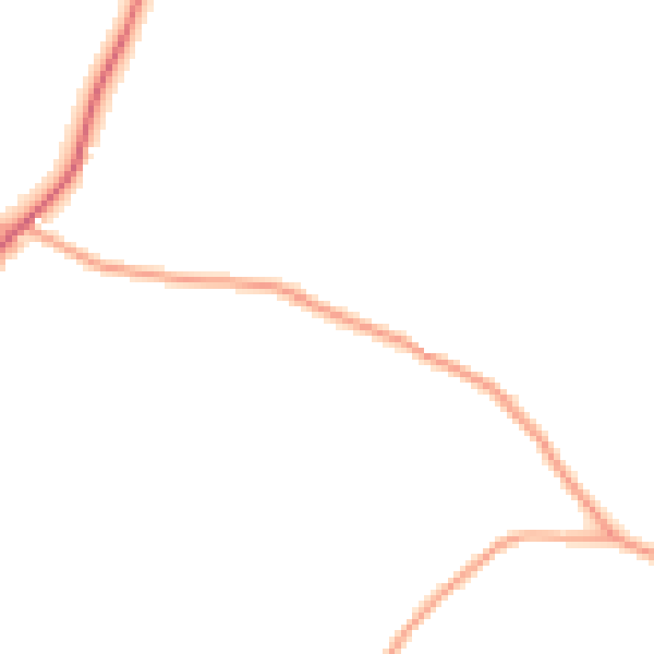 Daytime road noise heatmap for WR6 6HQ