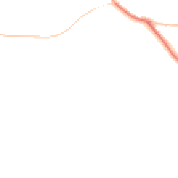 Night-time road noise heatmap for WR6 6JJ