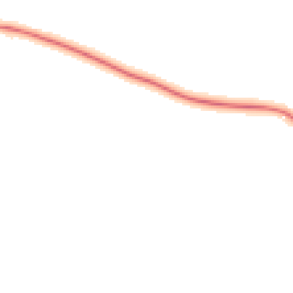 Night-time road noise heatmap for WR6 6JT