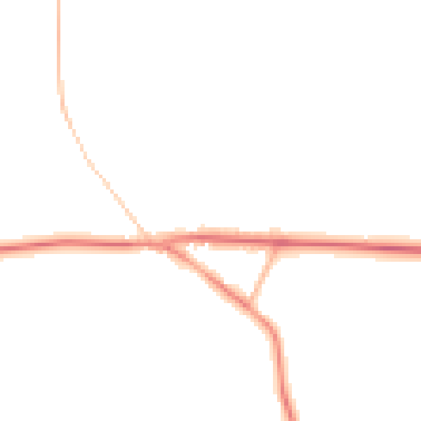 Night-time road noise heatmap for WR6 6ND