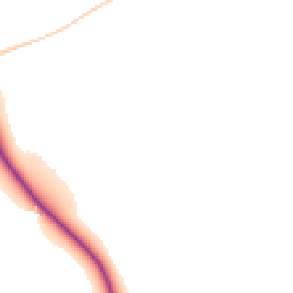 Daytime road noise heatmap for WR6 6NH