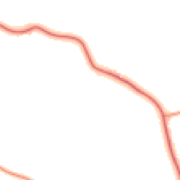 Daytime road noise heatmap for WR6 6RQ