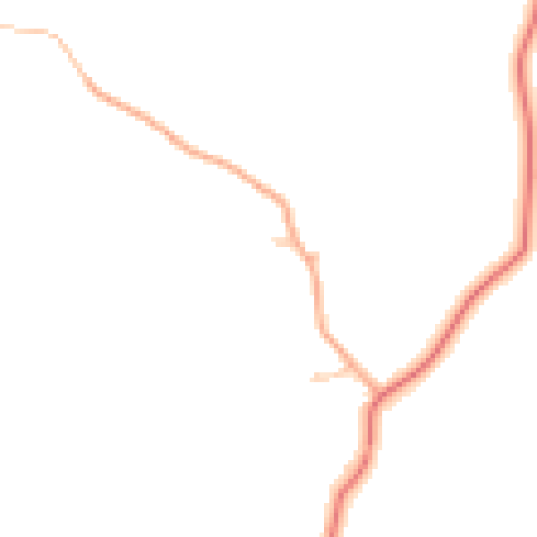 Daytime road noise heatmap for WR6 6TL