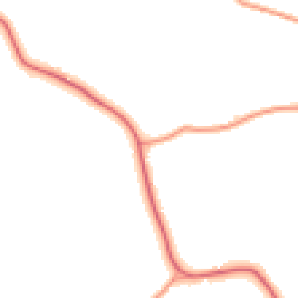 Daytime road noise heatmap for WR6 6YA