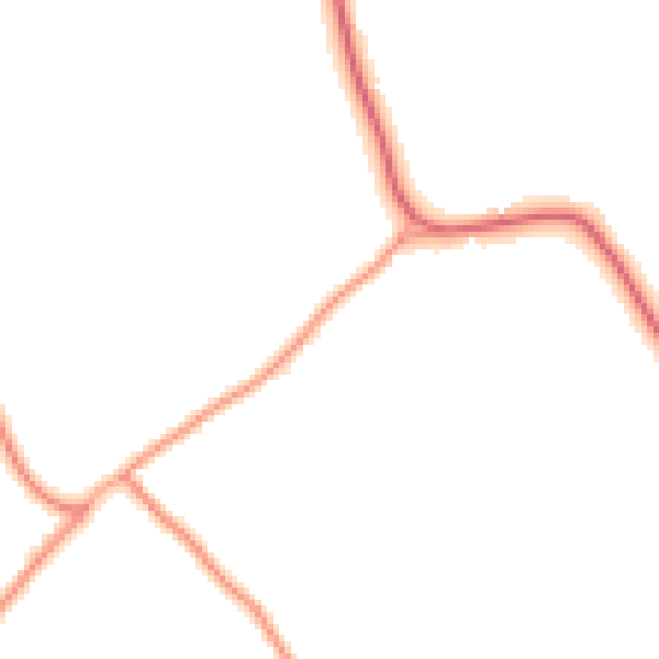 Daytime road noise heatmap for WR6 6YB