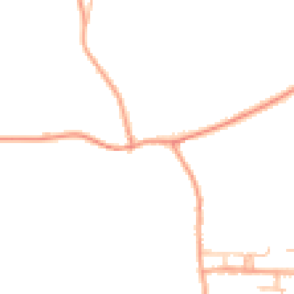 Daytime road noise heatmap for WR7 4AA
