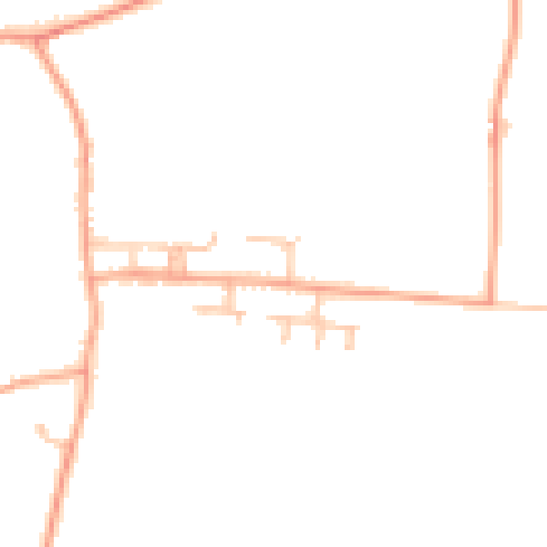 Daytime road noise heatmap for WR7 4AN