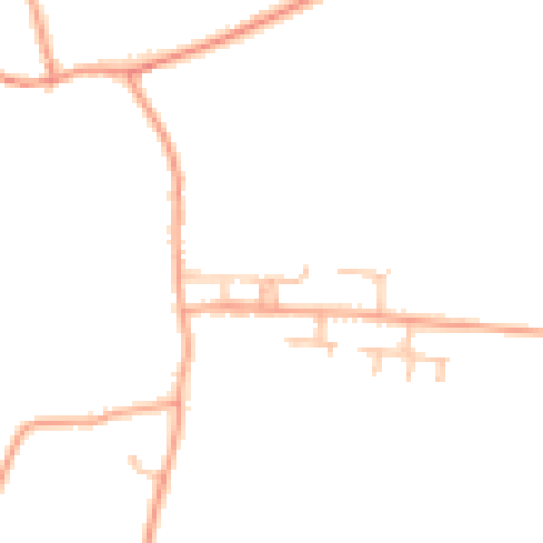 Daytime road noise heatmap for WR7 4AR
