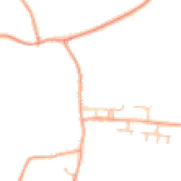 Daytime road noise heatmap for WR7 4AS