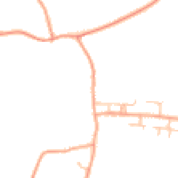 Daytime road noise heatmap for WR7 4AT