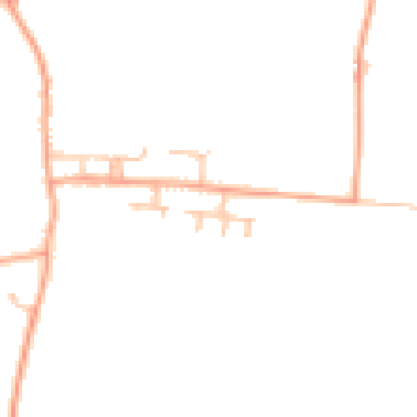 Daytime road noise heatmap for WR7 4AW