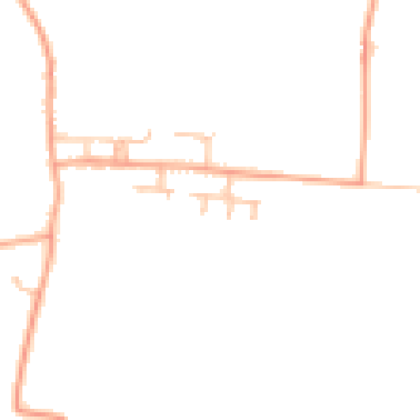 Daytime road noise heatmap for WR7 4BH