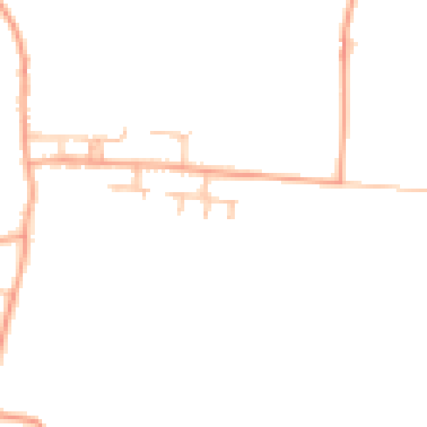 Daytime road noise heatmap for WR7 4BJ