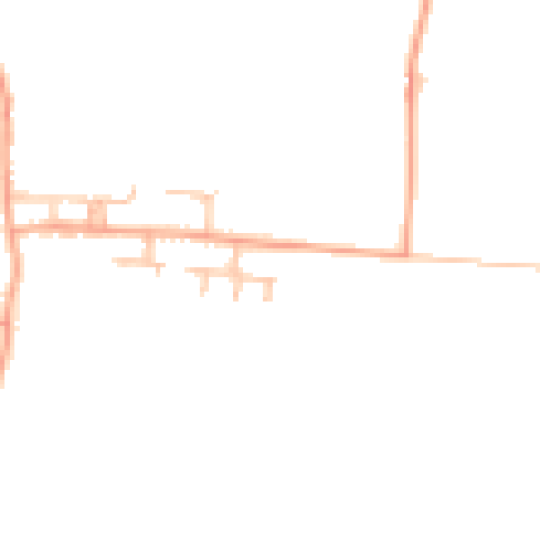 Daytime road noise heatmap for WR7 4BL