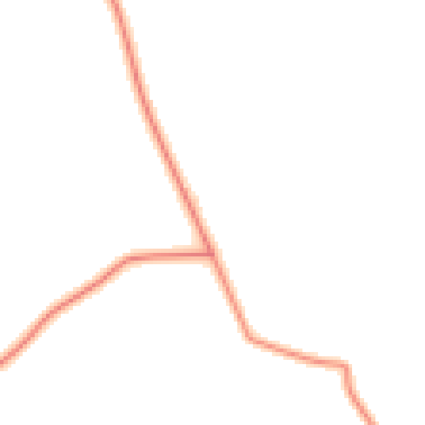 Daytime road noise heatmap for WR7 4BY