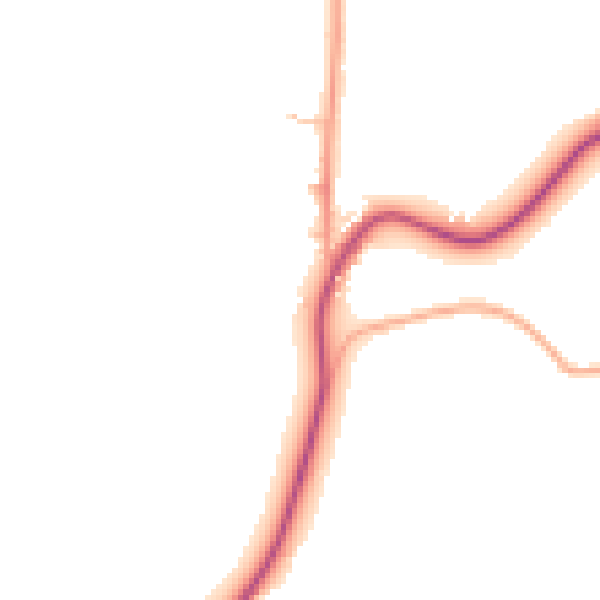 Daytime road noise heatmap for WR7 4DD