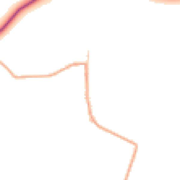 Daytime road noise heatmap for WR7 4DH