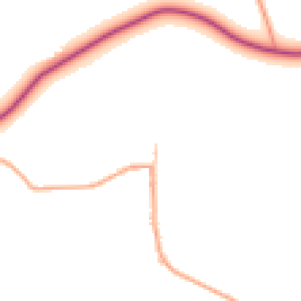 Daytime road noise heatmap for WR7 4DQ