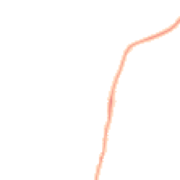 Night-time road noise heatmap for WR7 4HL