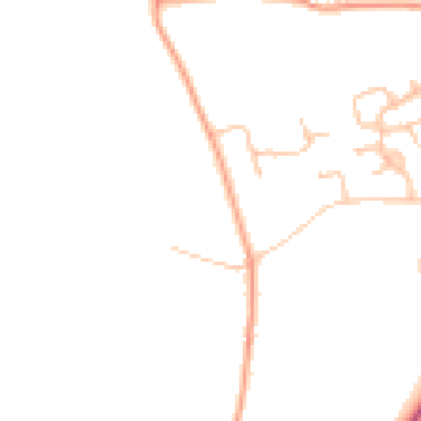 Daytime road noise heatmap for WR7 4JR