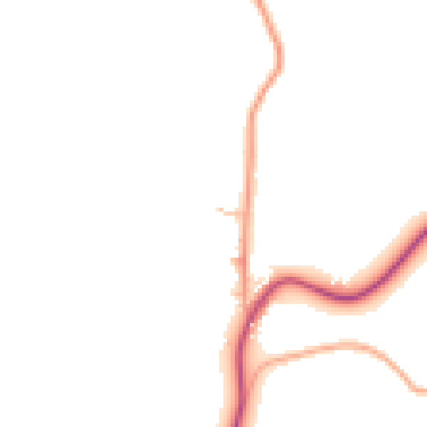 Daytime road noise heatmap for WR7 4LG