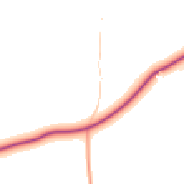 Daytime road noise heatmap for WR7 4PE