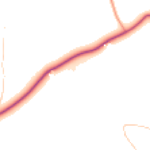 Daytime road noise heatmap for WR7 4PF