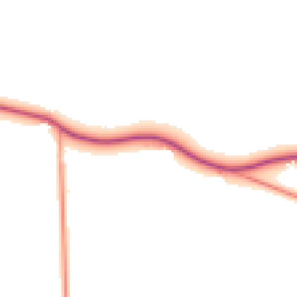 Daytime road noise heatmap for WR7 4PW