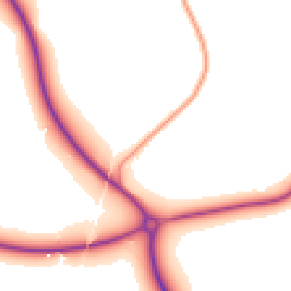 Daytime road noise heatmap for WR7 4QB
