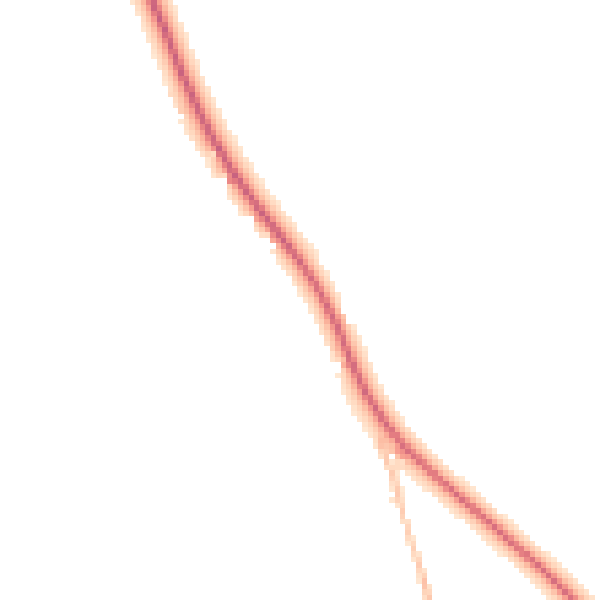 Night-time road noise heatmap for WR7 4QL