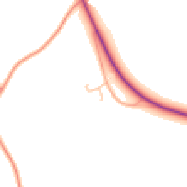 Daytime road noise heatmap for WR7 4RH