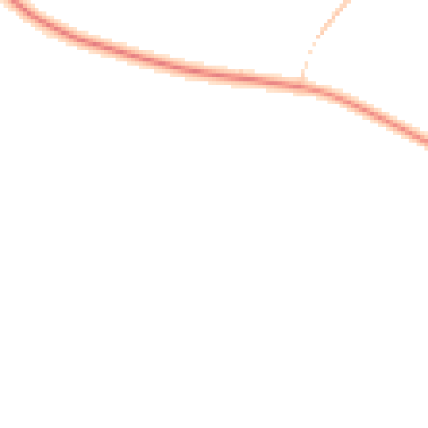 Night-time road noise heatmap for WR7 4RL