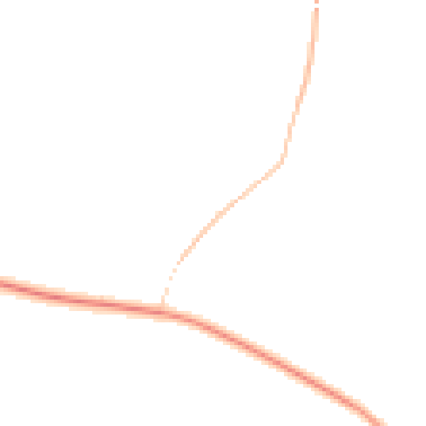 Night-time road noise heatmap for WR7 4RW